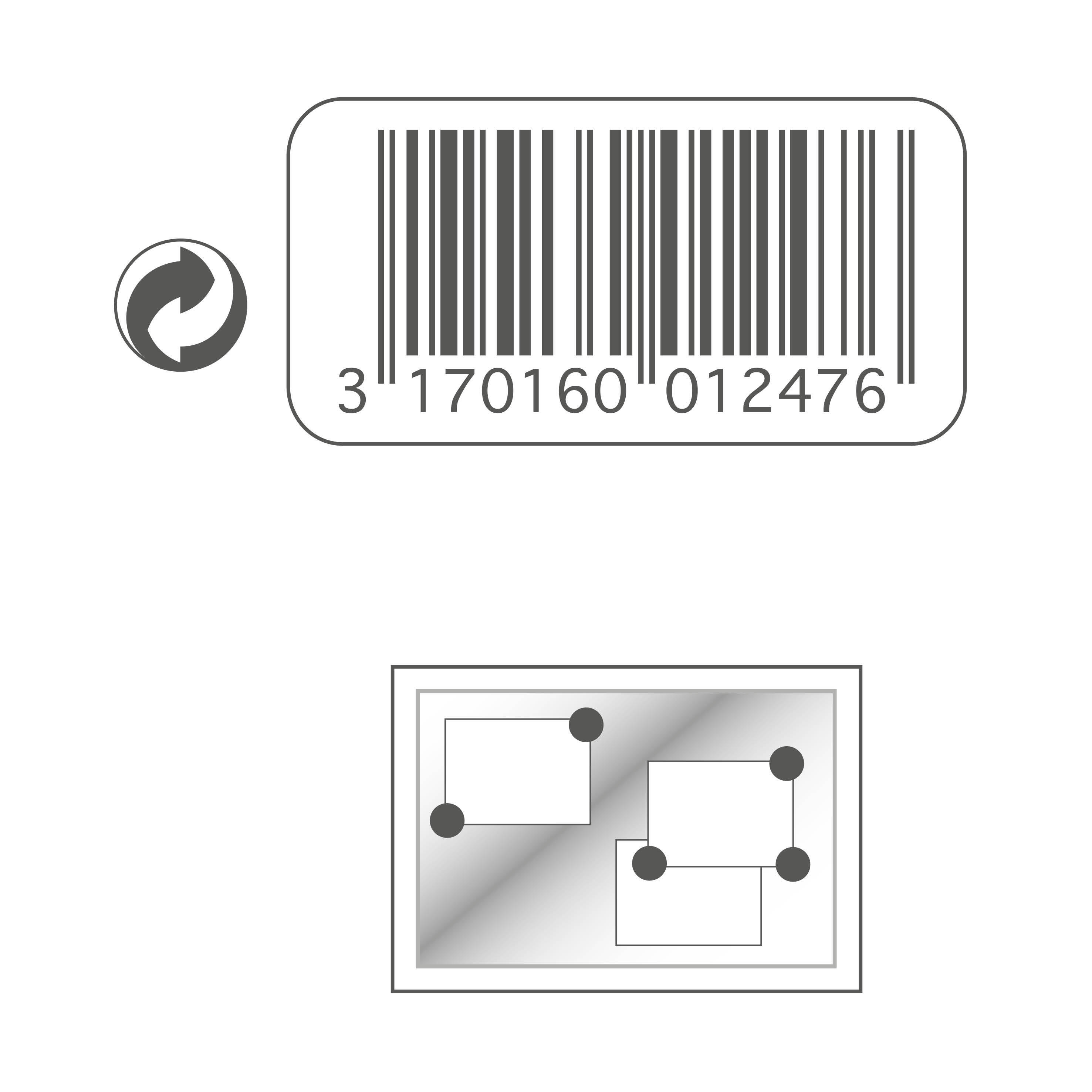 Aimant argent LE CROCHET FRANCAIS, Diam.10 mm - 3
