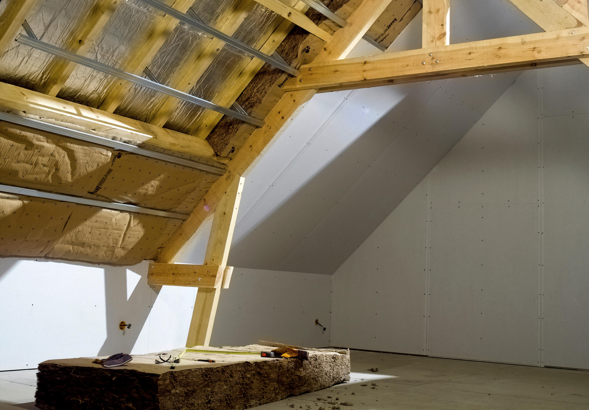 Chevron sapin (épicéa) traité, 63x75 mm, longueur 4 m, choix 2, classe 2 - 2