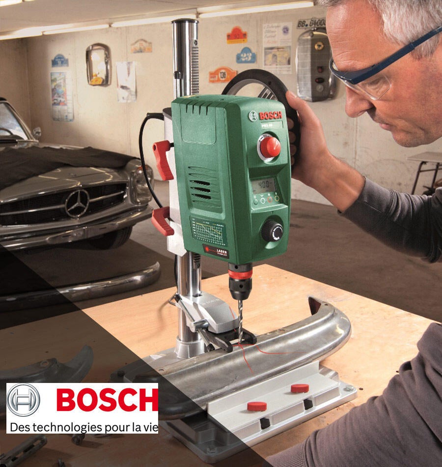 Perceuse à colonne D. mandrin 13mm BOSCH 710.0W, 13 mm pbd 40 avec étau - 5