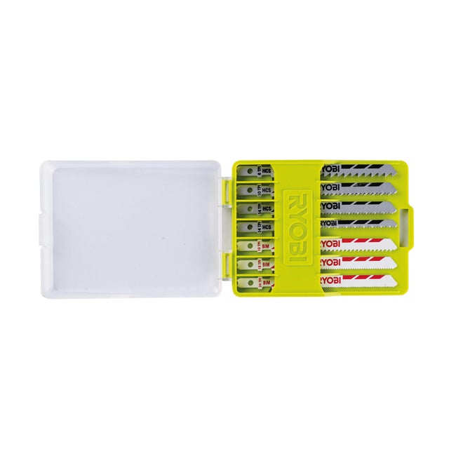 Lot de 10 lames de scie sauteuse coupe franche RYOBI Rak10jsb