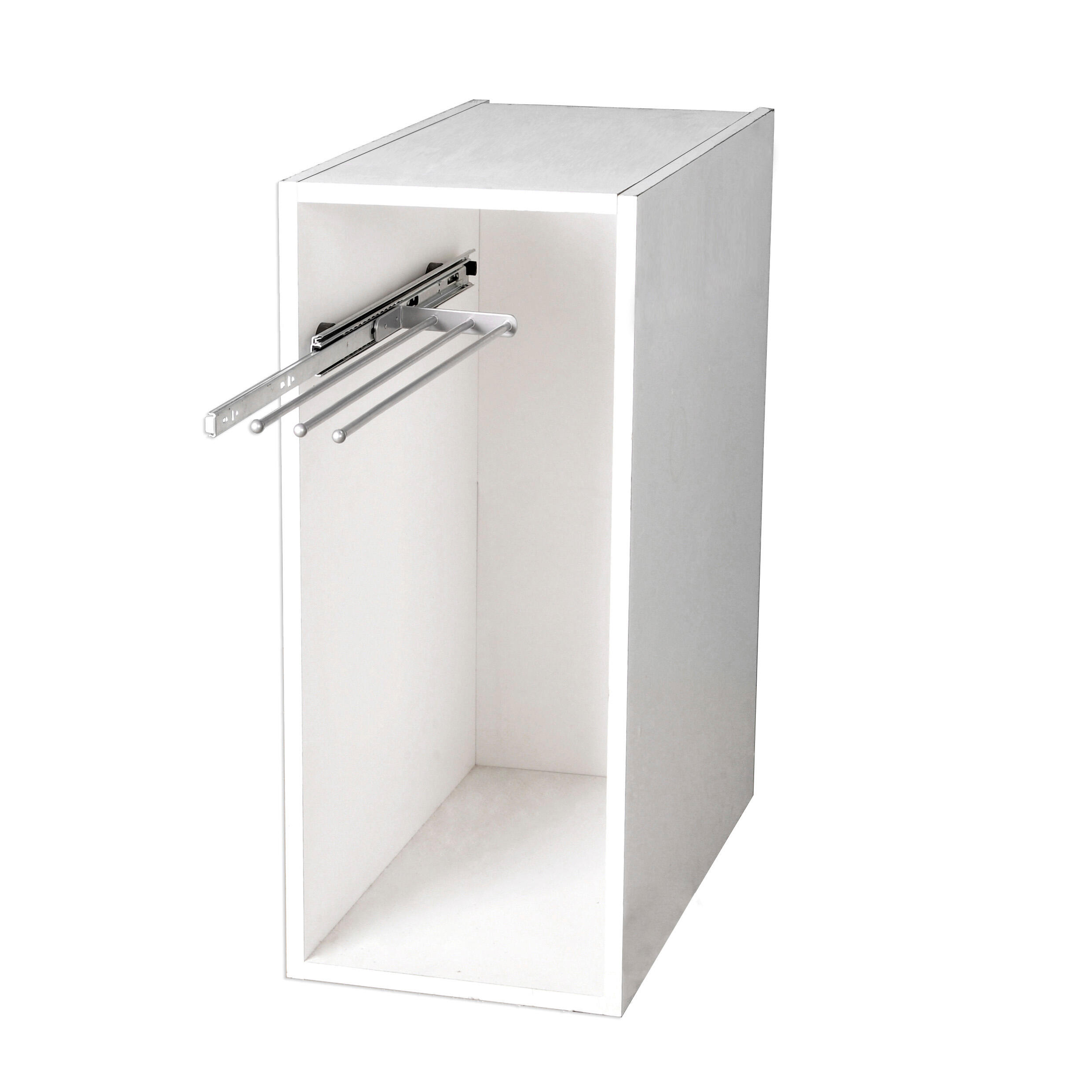 Barre porte-torchons extensible pour meuble l.13.3 x P.45 x H.3.6 cm  - 2