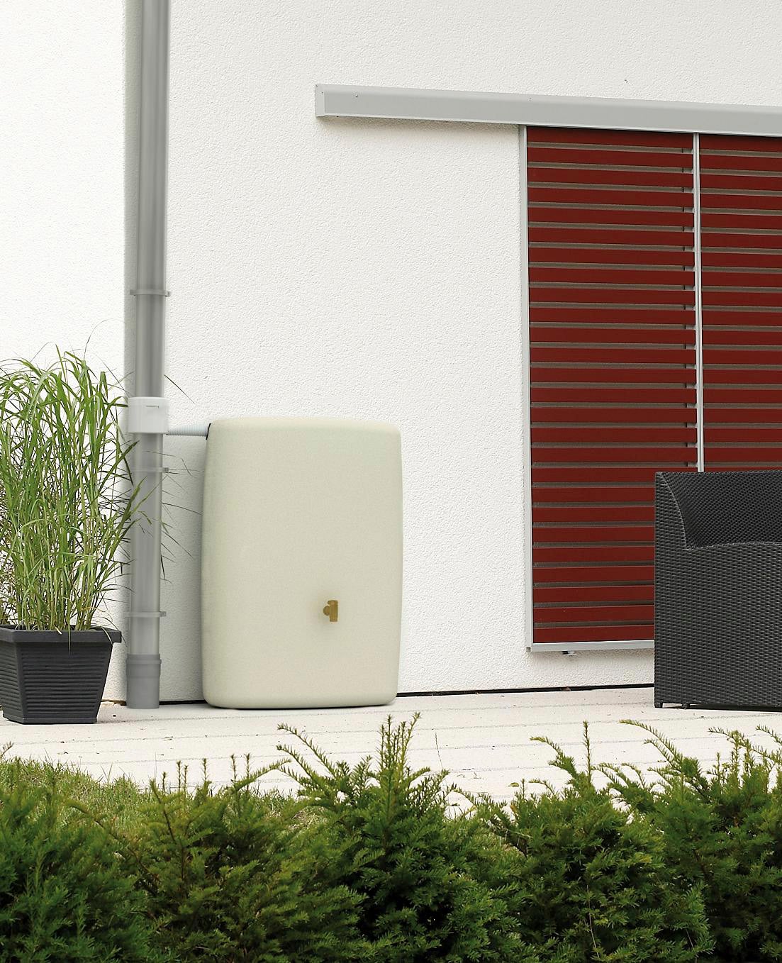 Récupérateur d'eau GARANTIA carré sable, 275 l - 3
