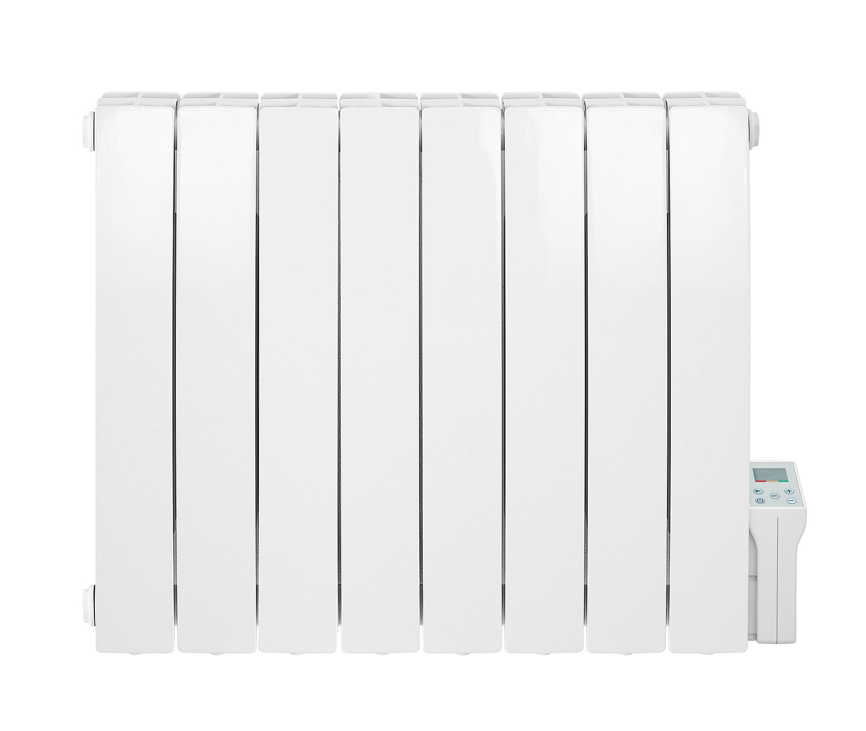 Radiateur électrique à inertie fluide 1500W DELTACALOR Telica cintré — free download