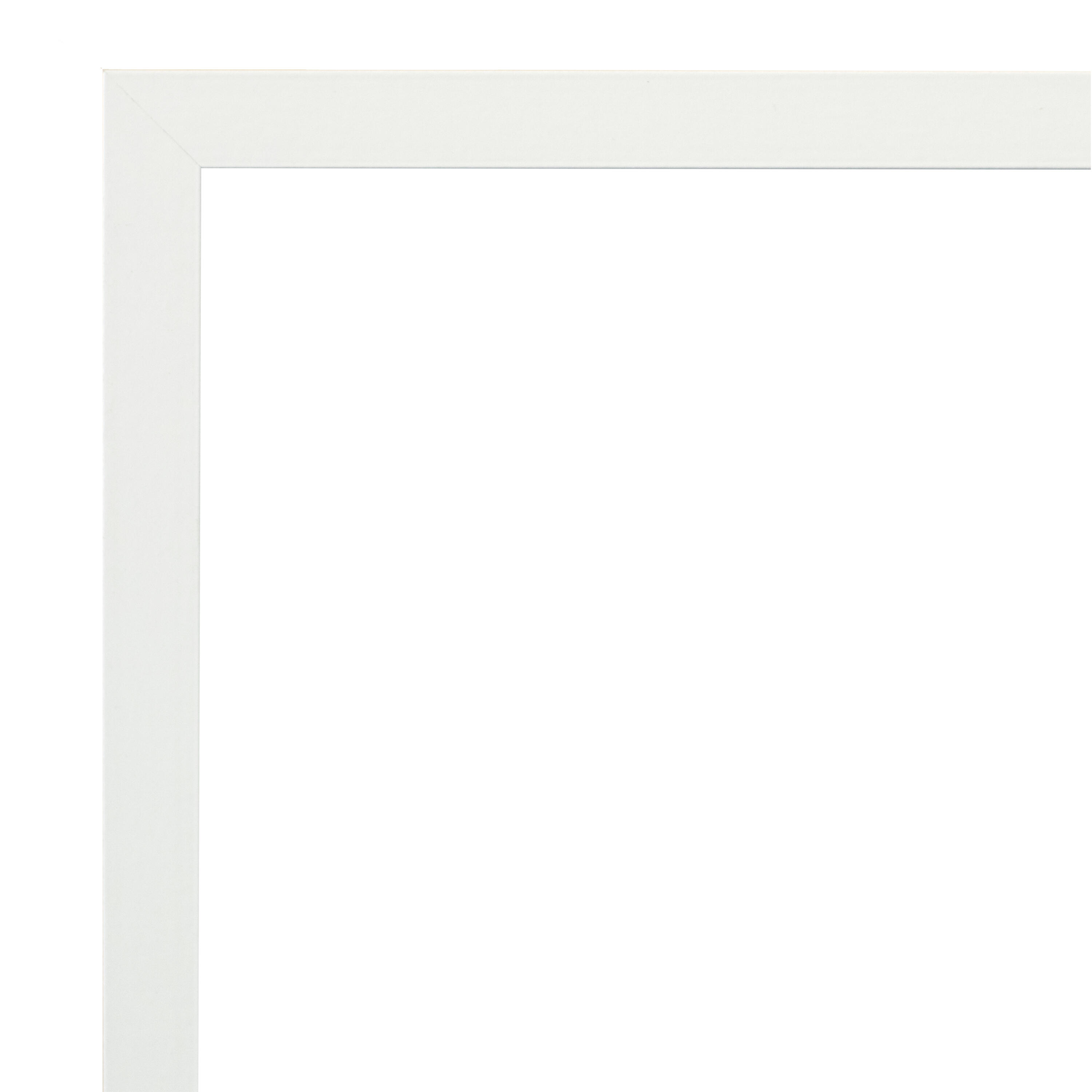 Miroir rectangulaire mdf blanc Psyché milo INSPIRE, l.32.4 x H.142.4 cm - 6