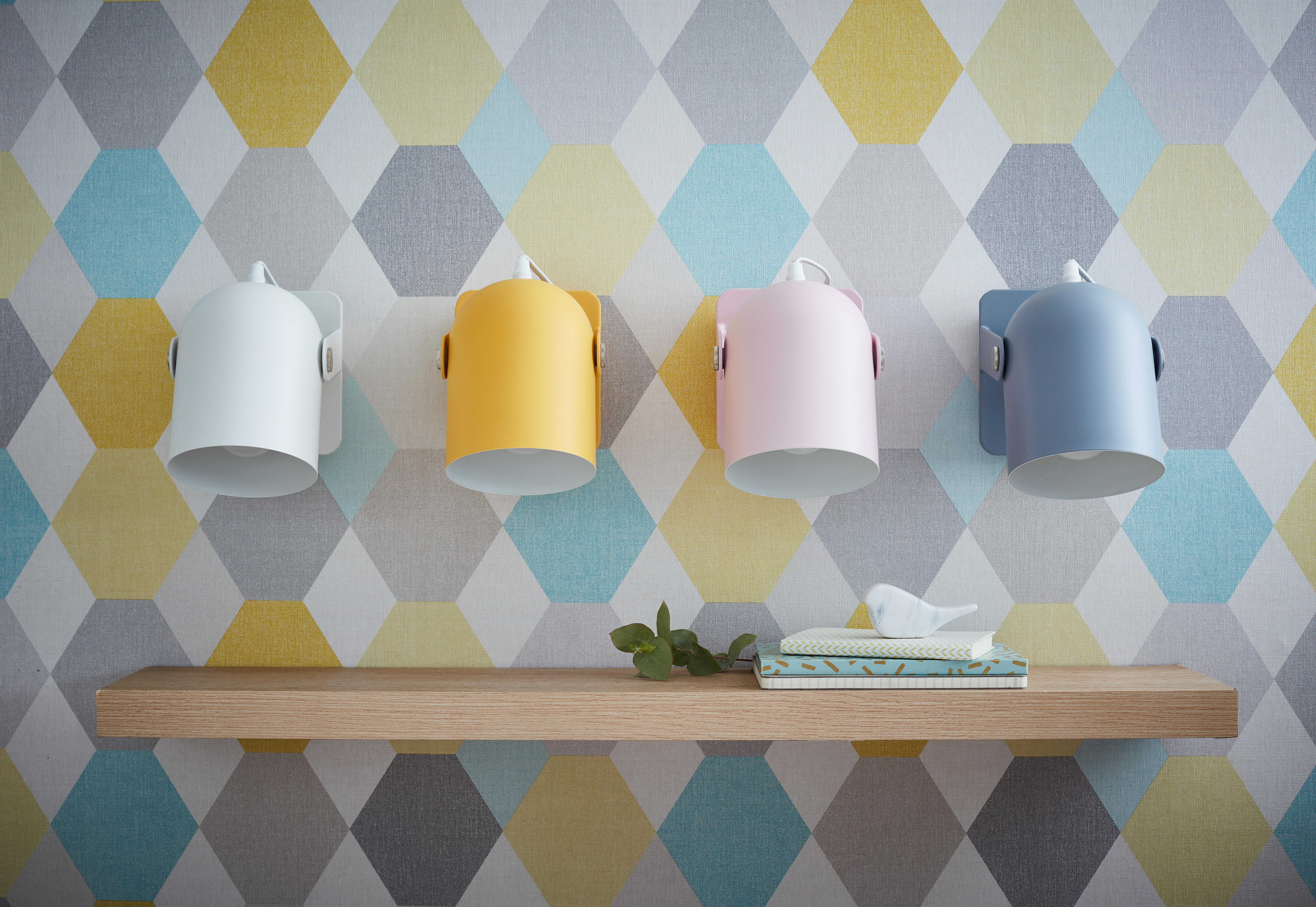 Applique E27 métal, blanc, Yan, BRILLIANT - 6