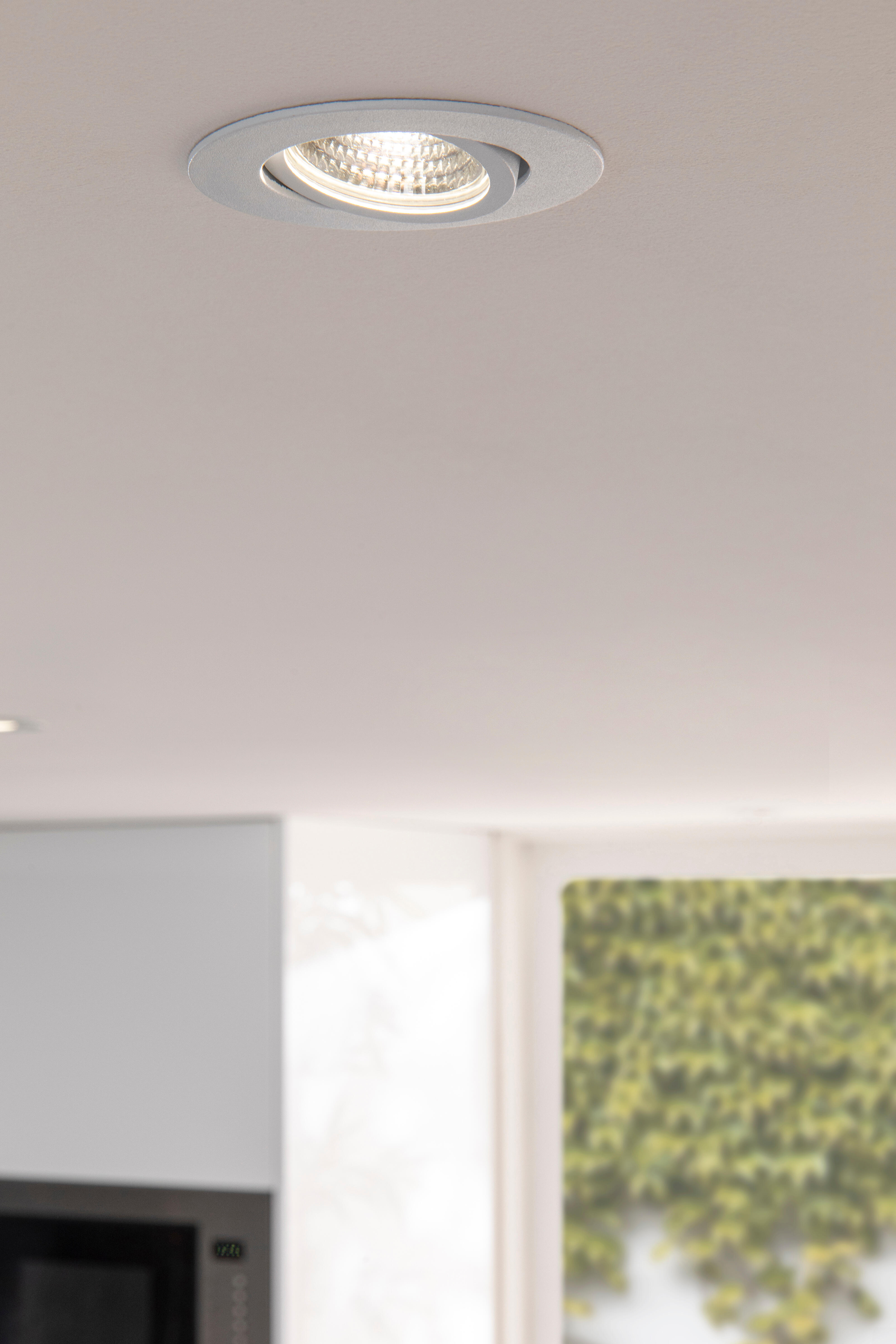 Kit 3 spots à encastrer Saliceto module led, 4000K EGLO rond blanc - 4