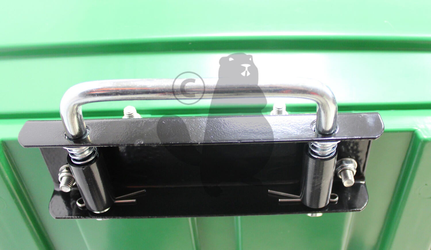 Modèle trainé avec benne basculante Bac vert Capacité maximale 250kg - 2