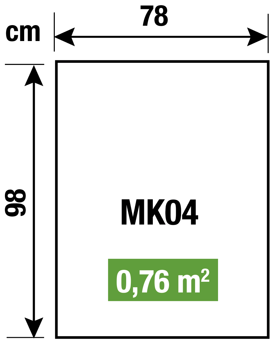 VELUX 78 x 98 Confort WhiteFinish bois blanc à projection GPL MK04 - 7