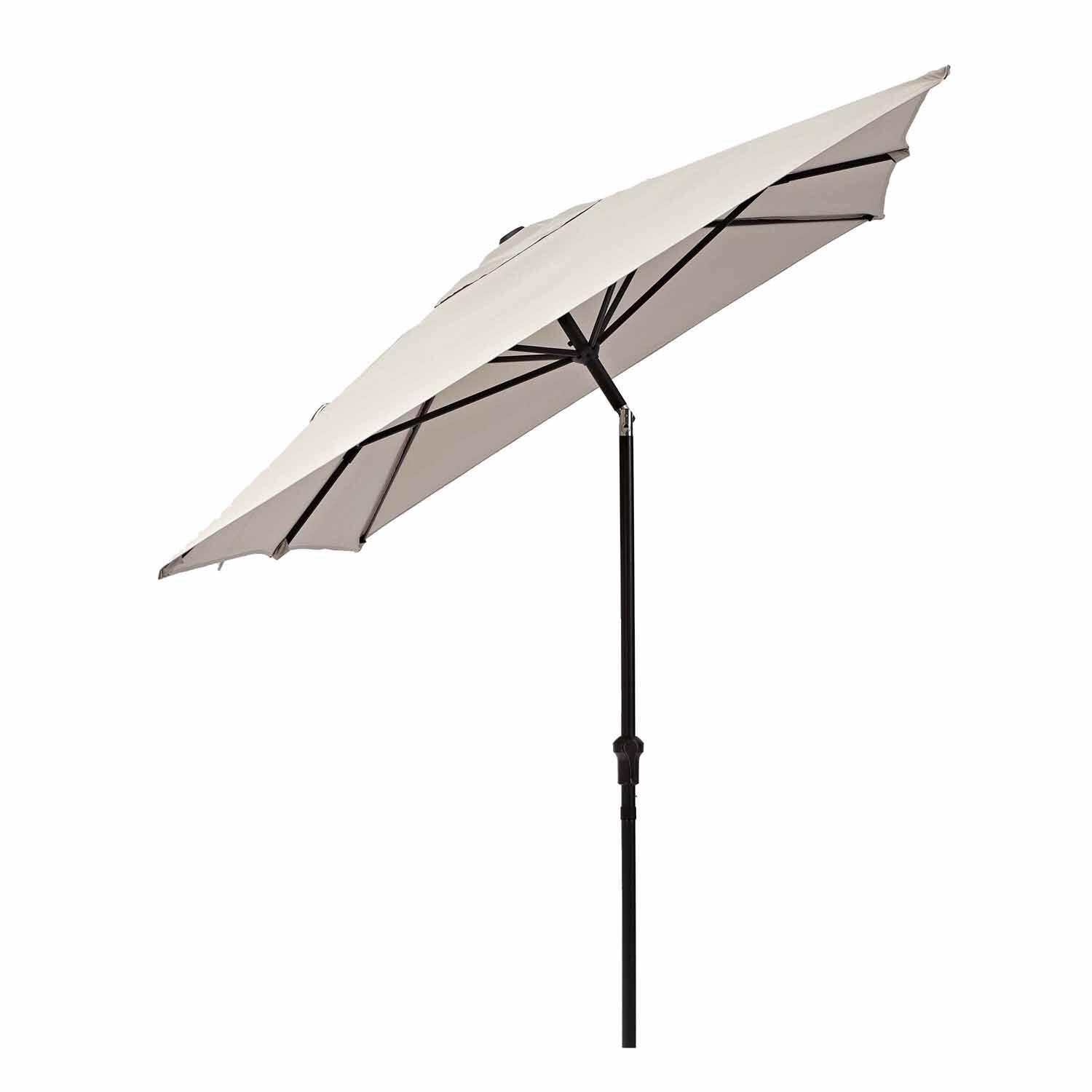 Parasol droit rectangulaire taupe Avea NATERIAL L.300 x l.194 cm - 3