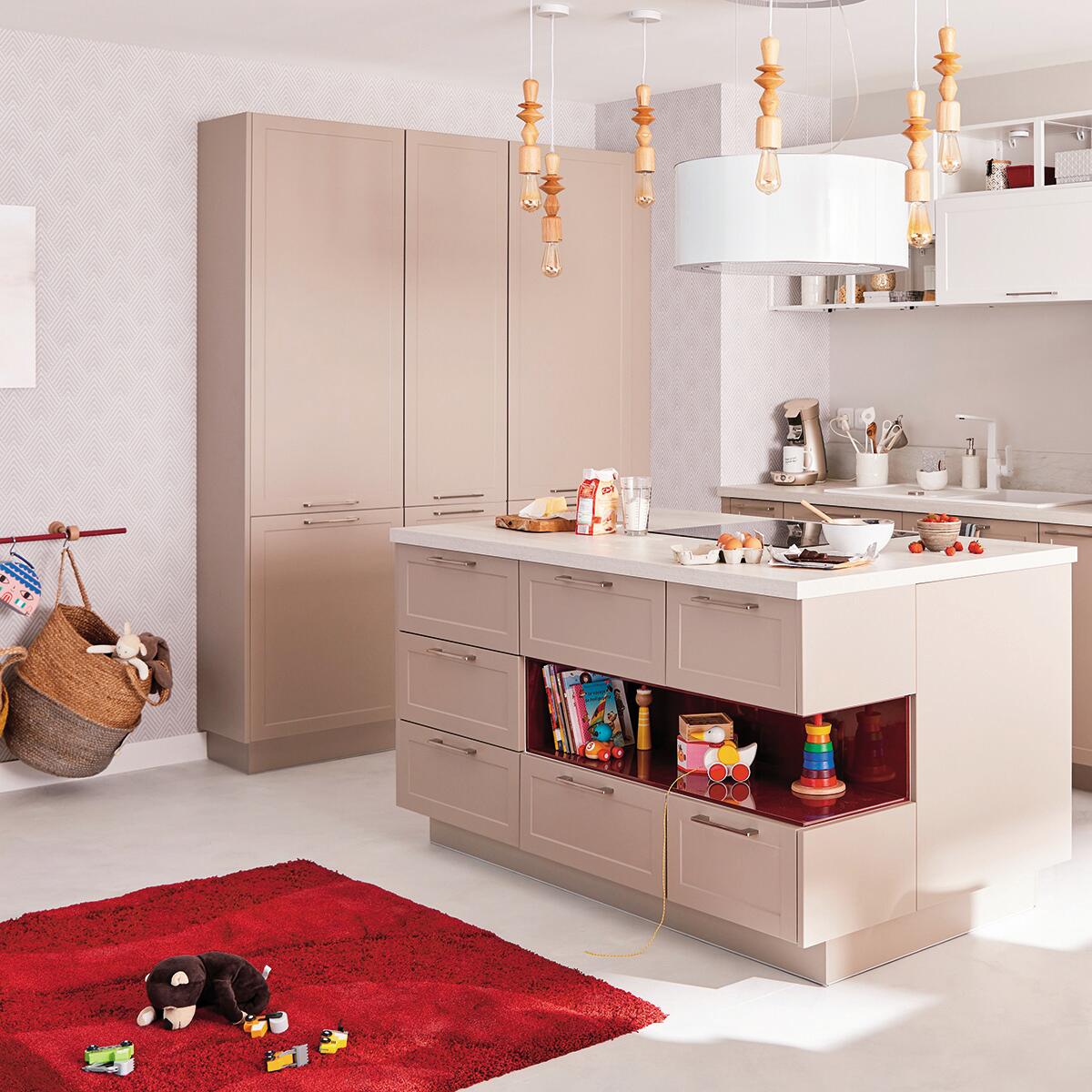 Front szuflady/okapowy FDL45/26 Newport taupe Delinia iD - 6