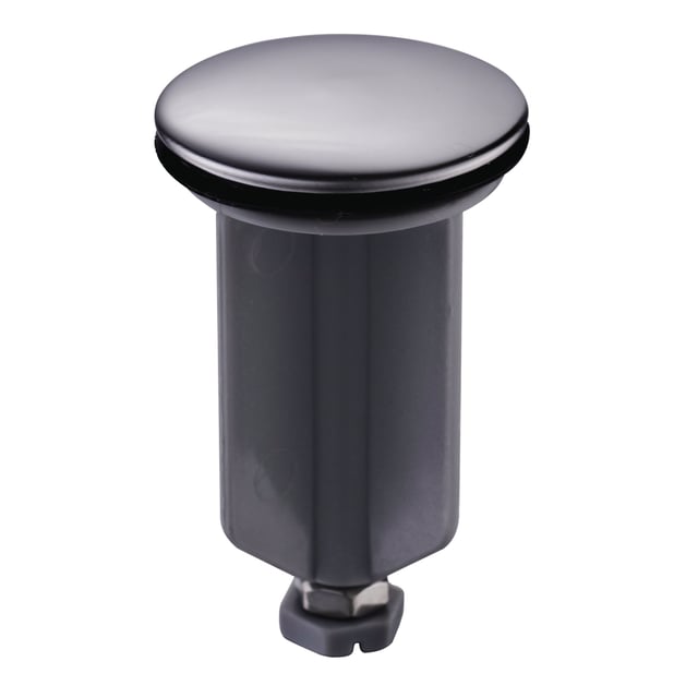 Westerwald-Shop - Tappo di scarico per lavandino, 38,5 mm, colore: Nero