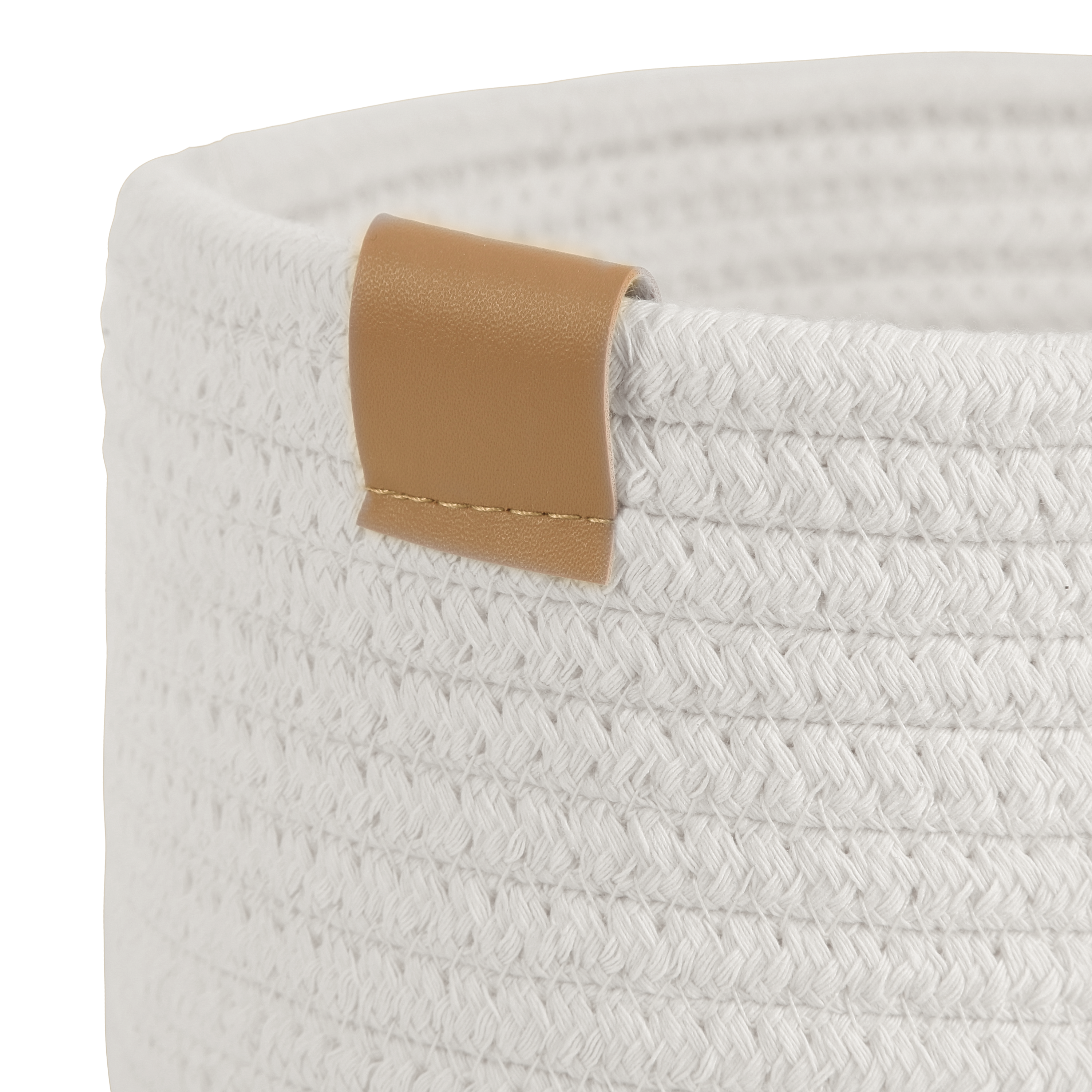 Lot de 2 paniers crème l.20 x P.27 x H.11.5 cm SENSEA - 3