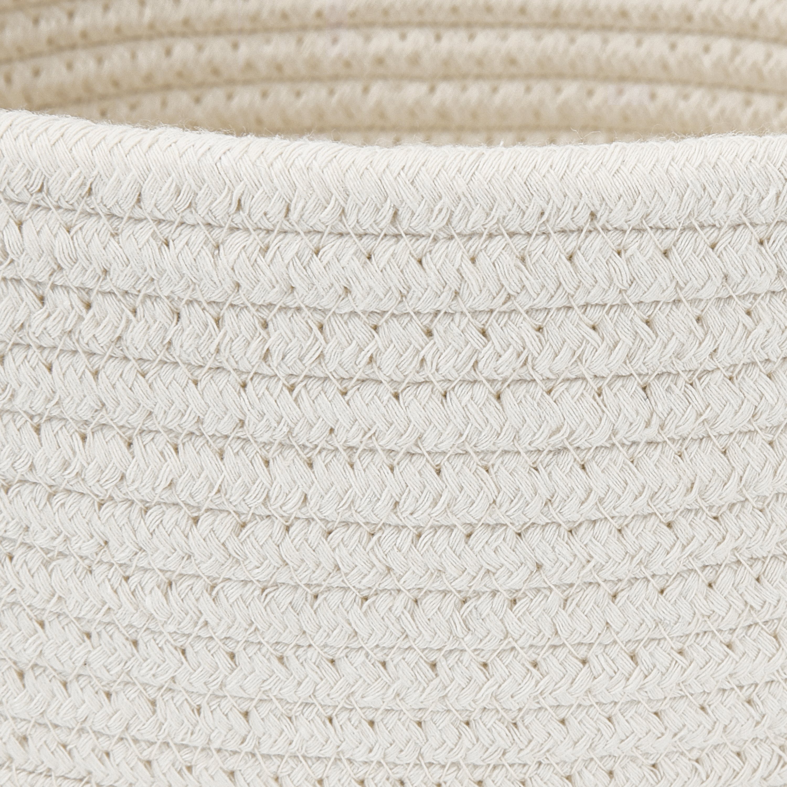 Lot de 2 paniers crème l.20 x P.27 x H.11.5 cm SENSEA - 5