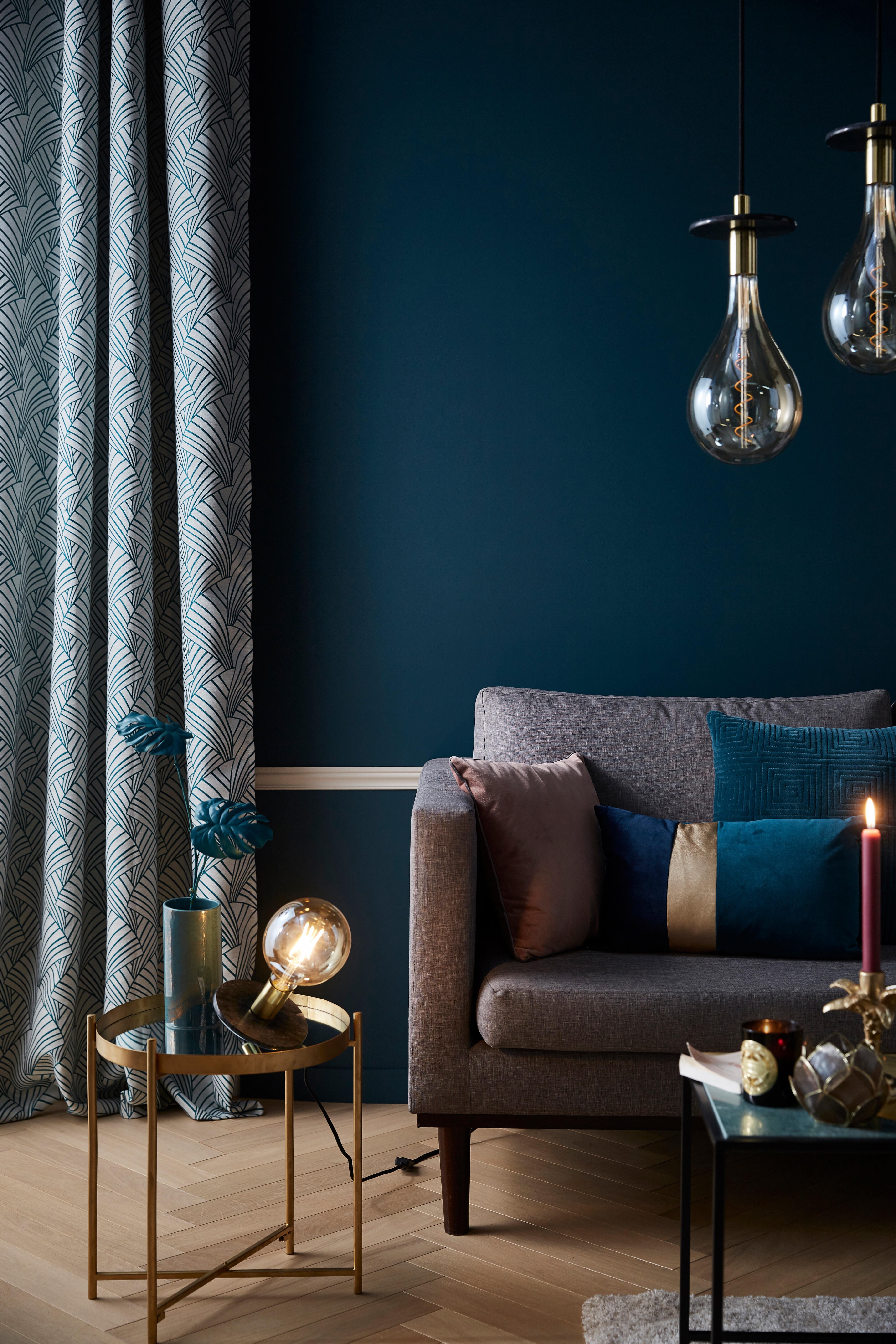 Rideau tamisant, Ardeco, vert H.250 x l.135 cm - 3