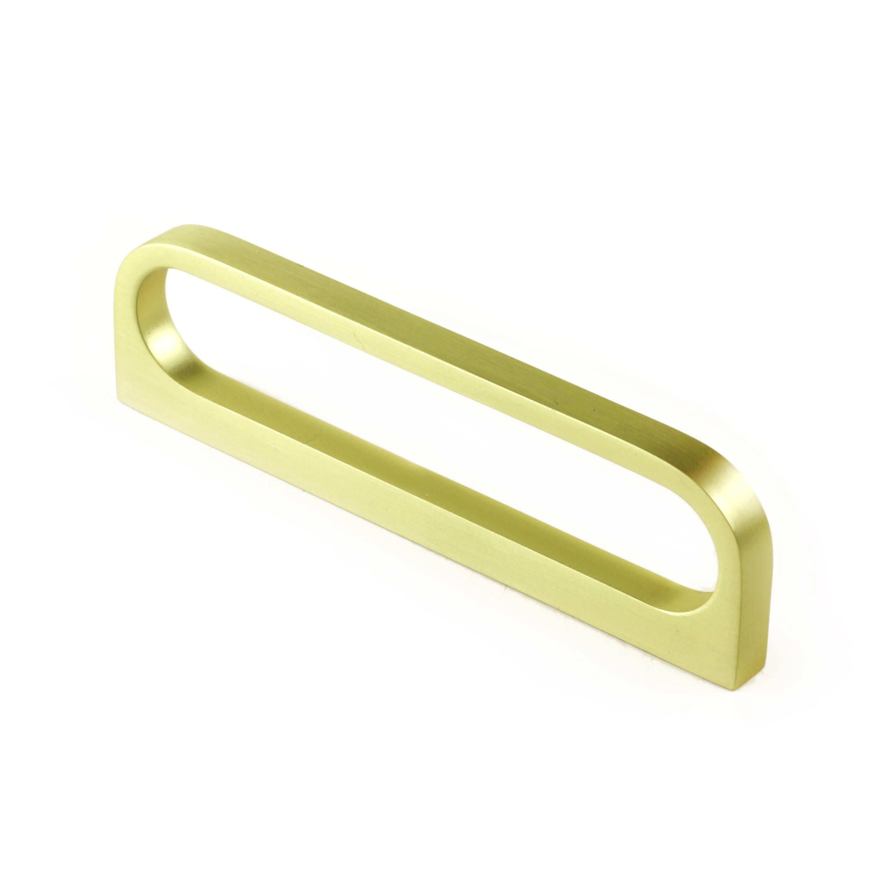 Poignée de meuble Fine, zinc doré mat, entraxe 90 mm - 3