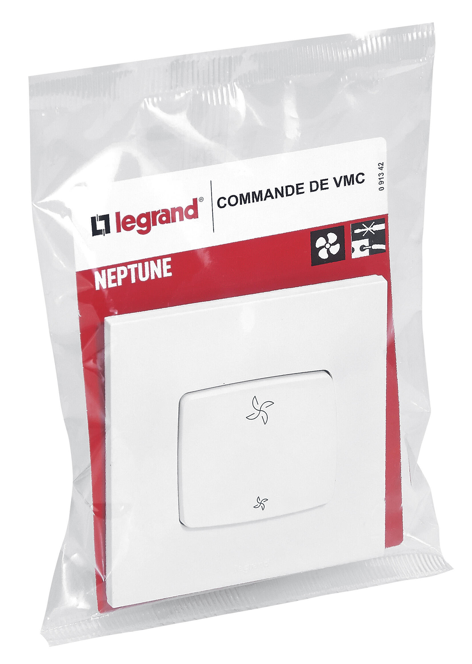 Commande VMC, LEGRAND Neptune, blanc - 5
