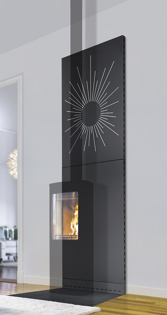 Plaque de protection murale noir sable DEVAUX Hello, l.80 cm x H.120 cm - 2