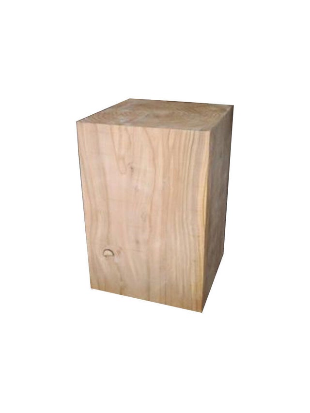 Cube non traité sapin, 30 x 35 x 45 cm