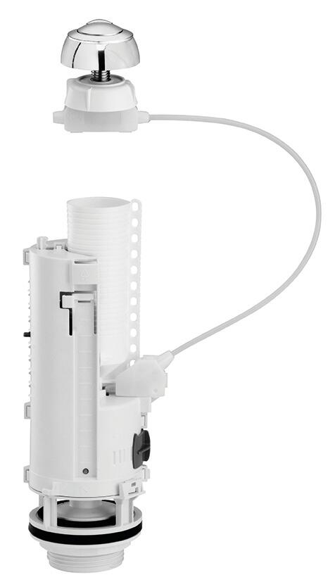 Mécanisme Seul Double Chasse D'eau à Câble - INVENTIV - Mr.Bricolage