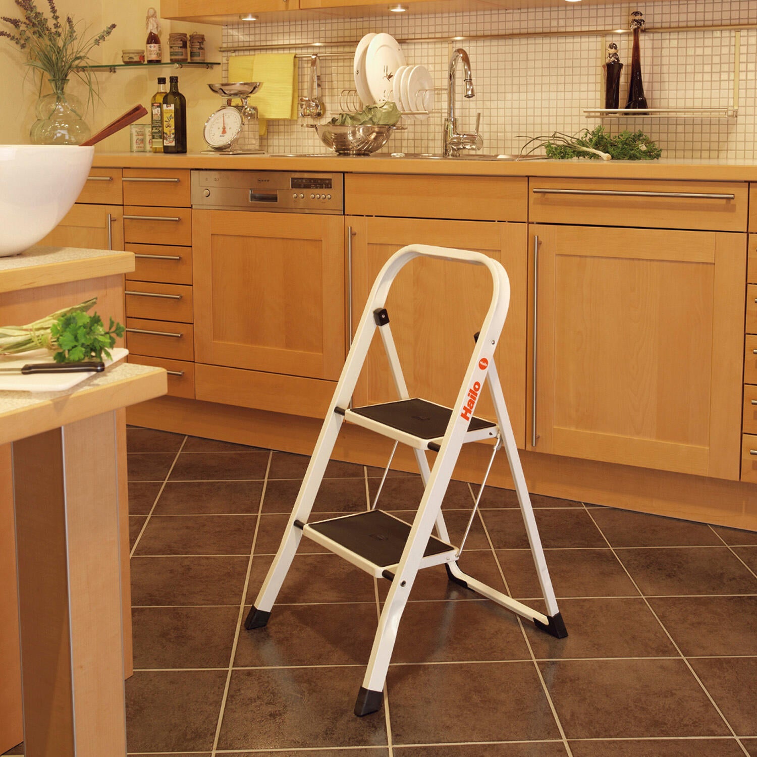 Marchepied acier HAILO 2 marches - 4