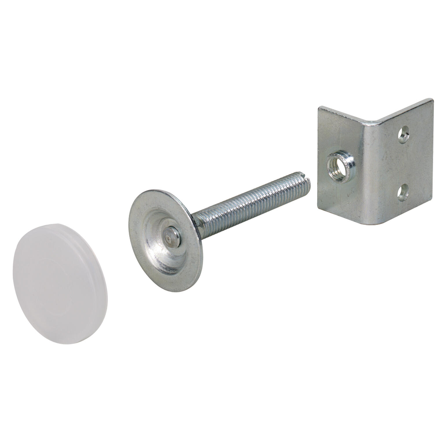 Lot de 2 vis de réglage acier GALVA HETTICH, 8 x 60mm - 2