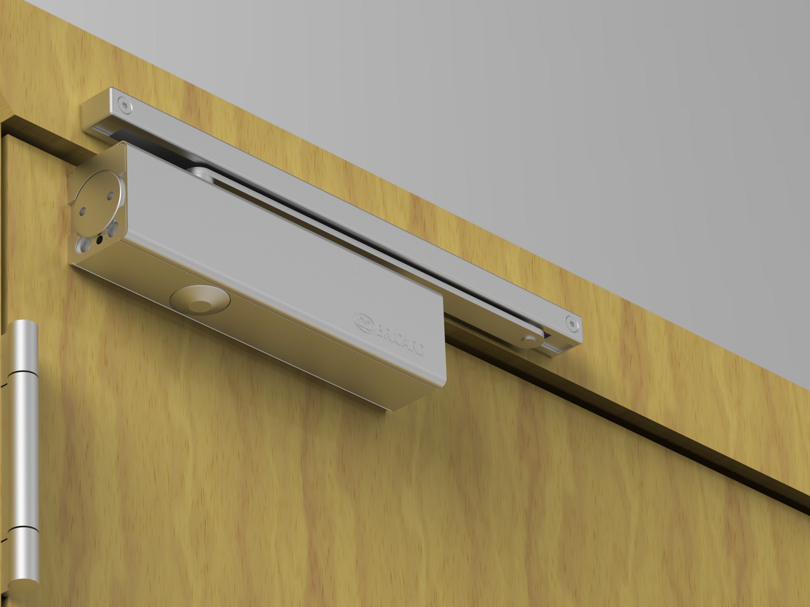 Ferme-porte à coulisses BRICARD 2075_a, acier - 7