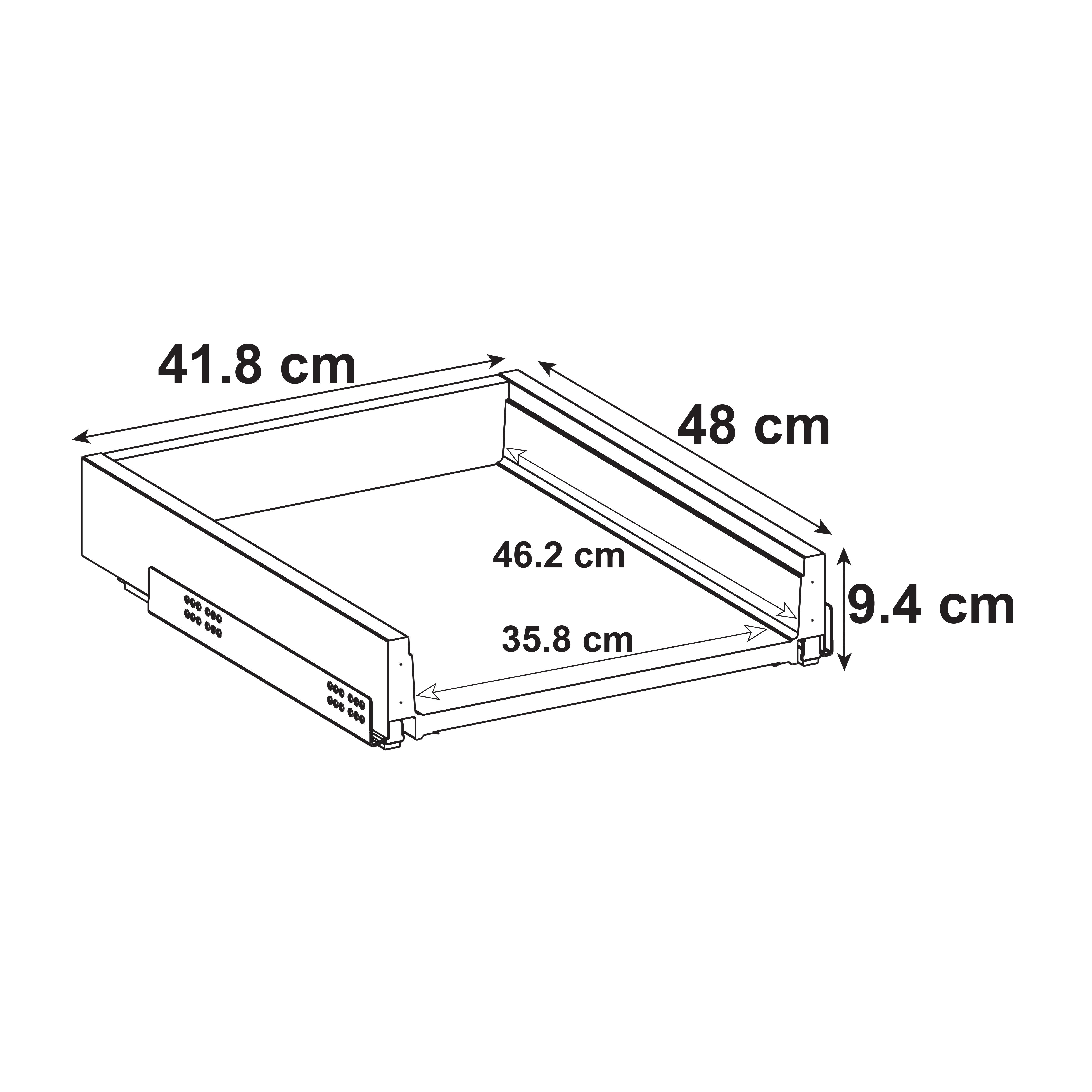 Kit interior de gaveta DELINIA 45CM - 5