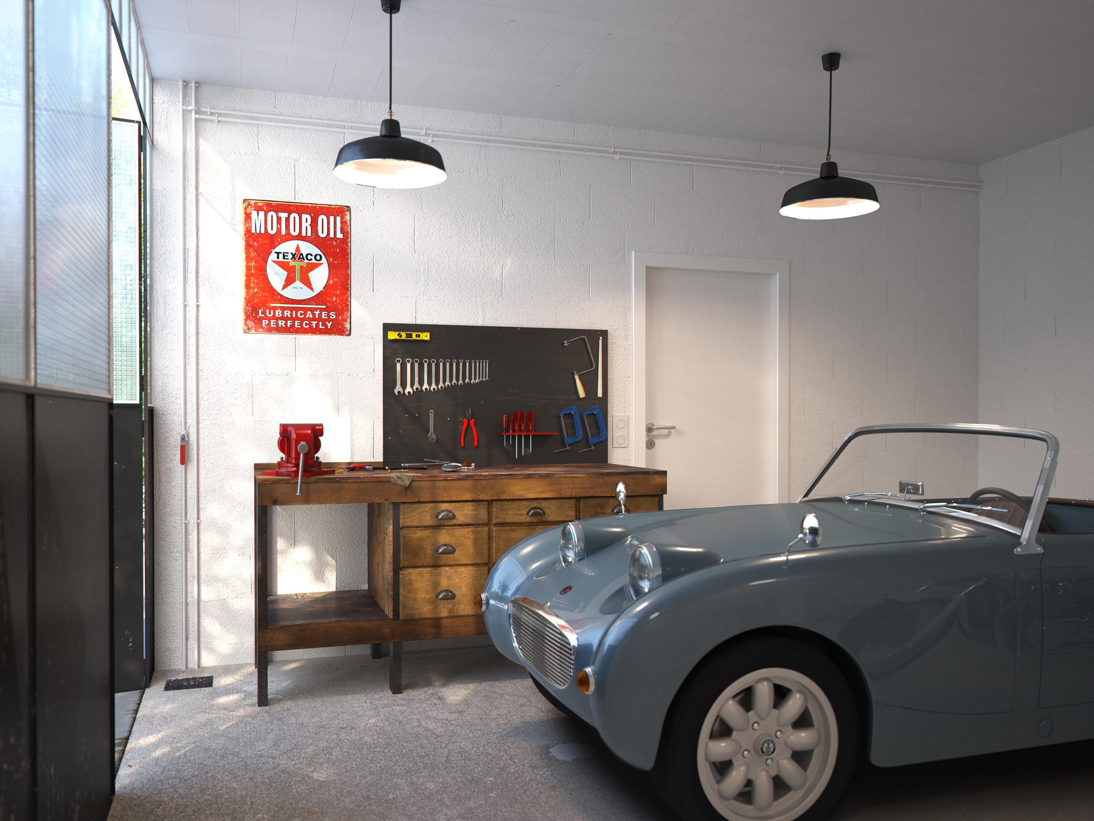 Peinture mur blanc mat V33 Garage&sous-sol 10L - 3