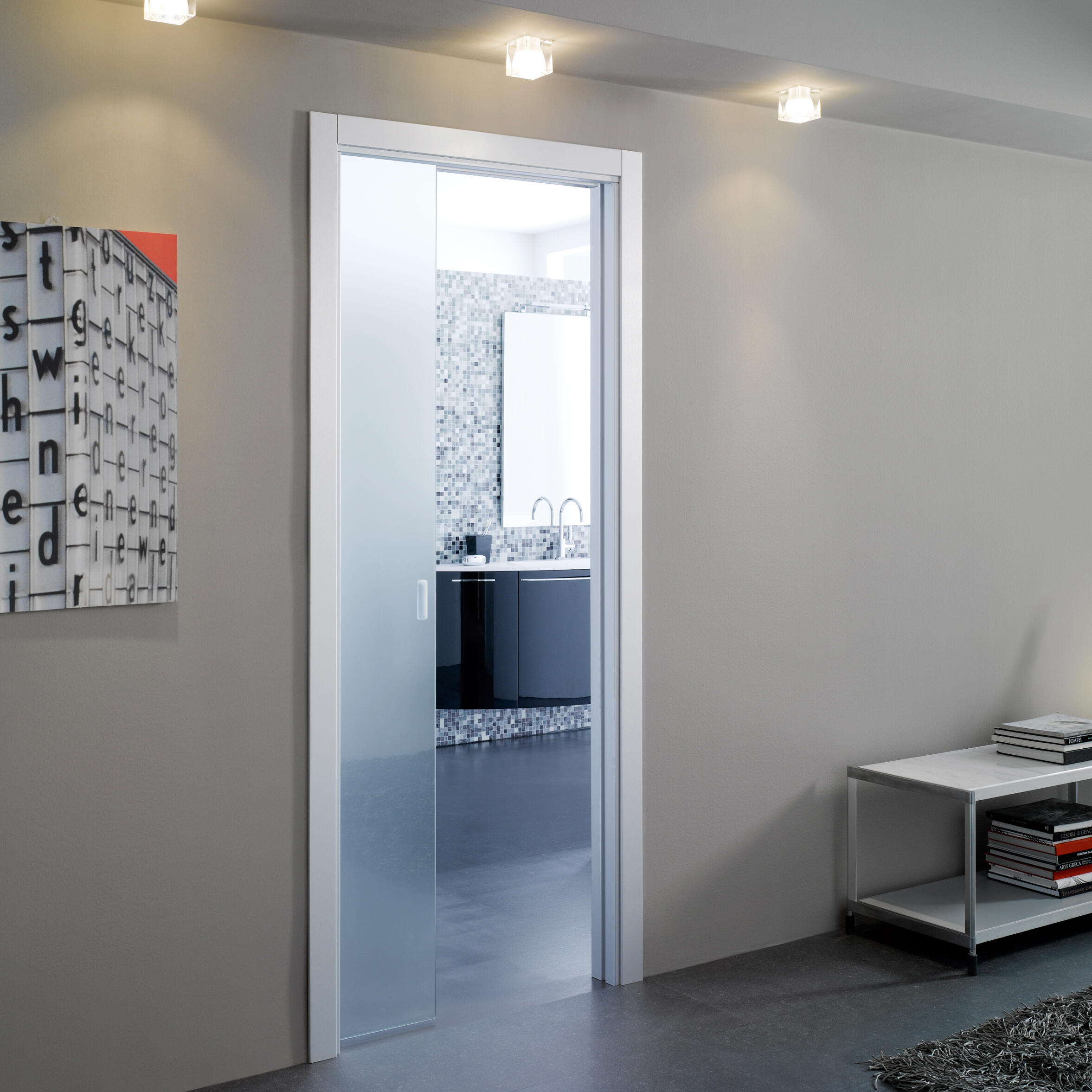 Système galandage Unique 100 ECLISSE prémonté, pour porte de largeur 83 cm - 3