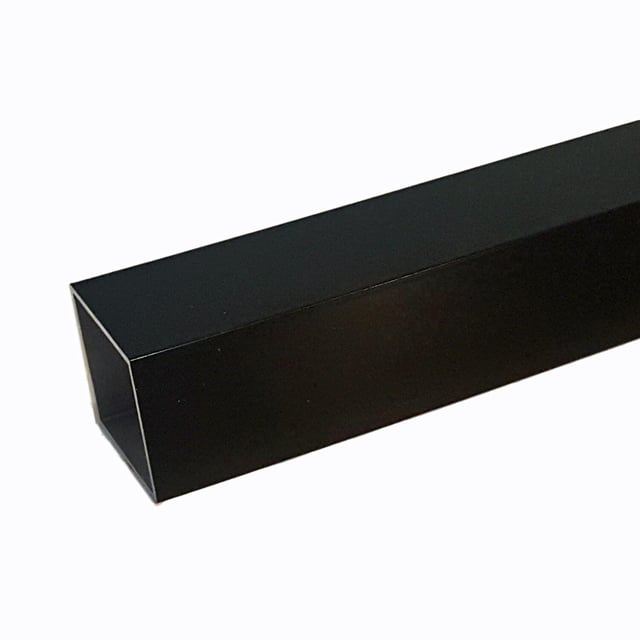 Poteau terrasse pour plaque polycarbonate gris, L.2.3 m