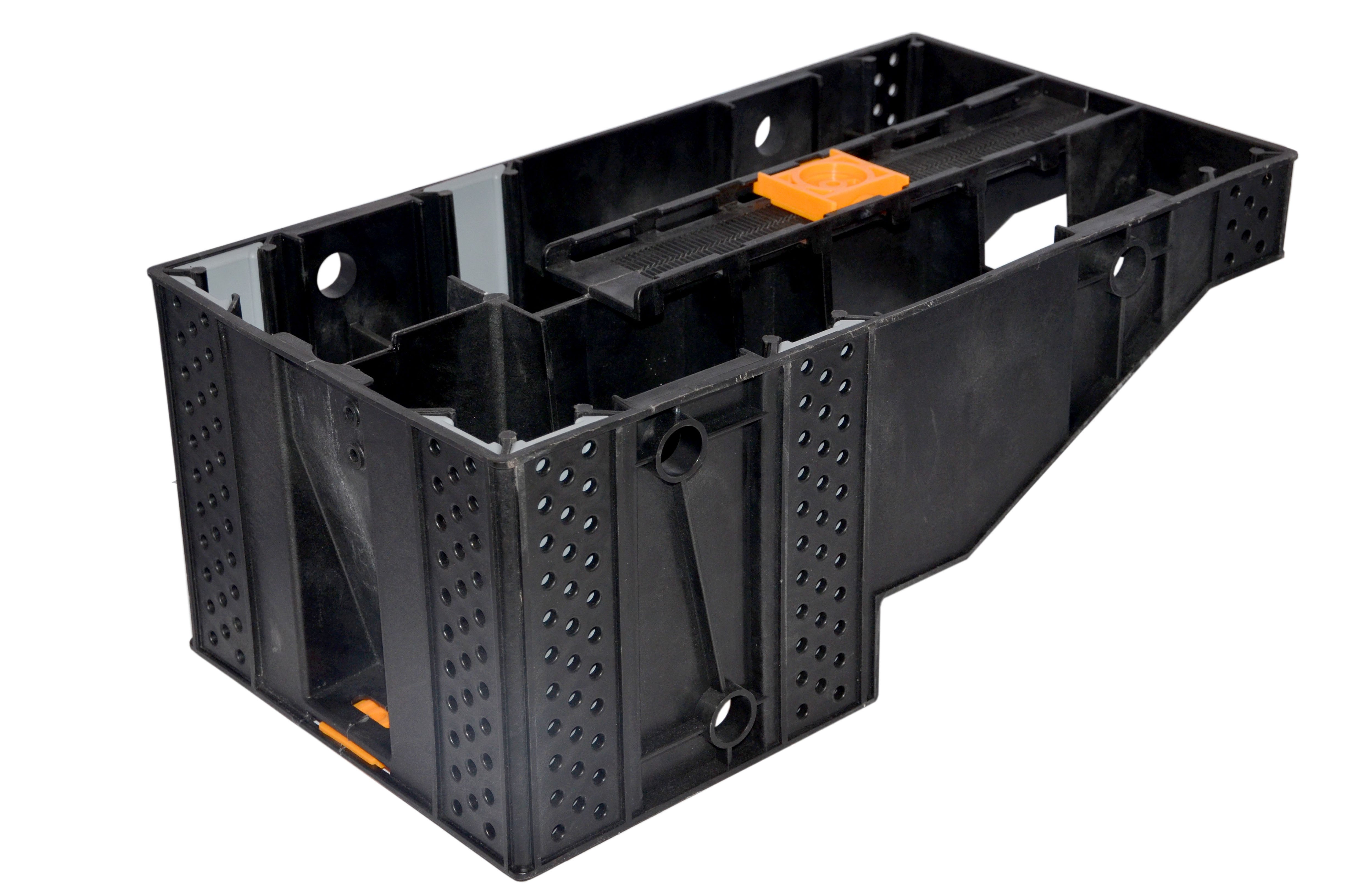 Módulo soporte suelo 20 cm escalón modulesca® de polipropileno