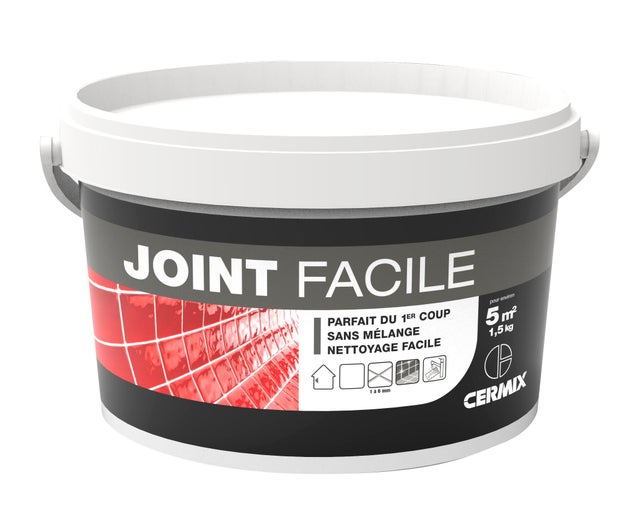 Joint pâte tout type de carrelage et mosaïque, ultra blanc, 5m²