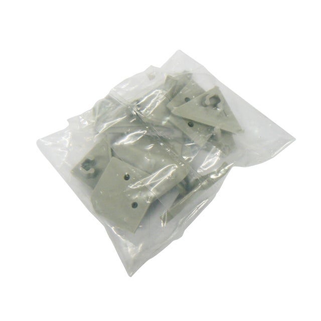 Giunto di terminazione pvc nero L 2.8 cm x H 2.8 cm spessore 3 mm