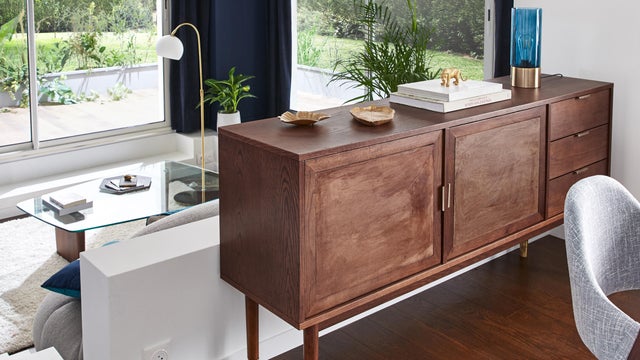 photo d'une commode style seventies
