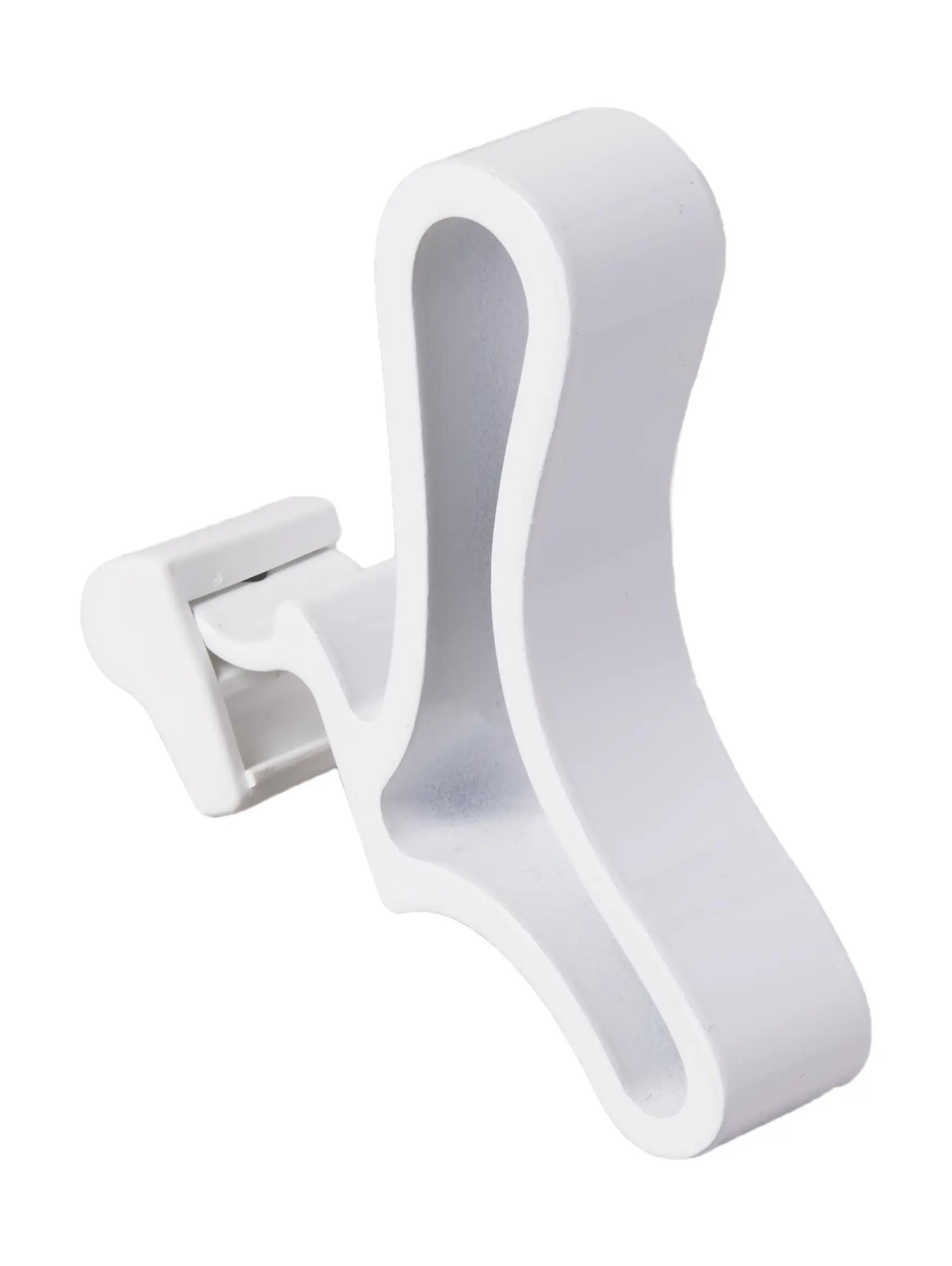 Patère courbe SAUTER pour sèche-serviettes à lames plates blanc - 4