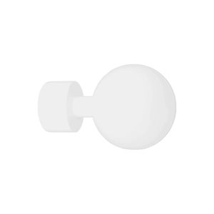 Lot de 2 embouts pour barre à rideau , Diam.20 mm blanc Design, INSPIRE