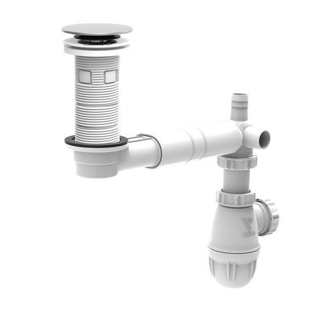 Equipement complet extra plat lavabo avec universelle Haut.100 mm TBXP - VALENTIN