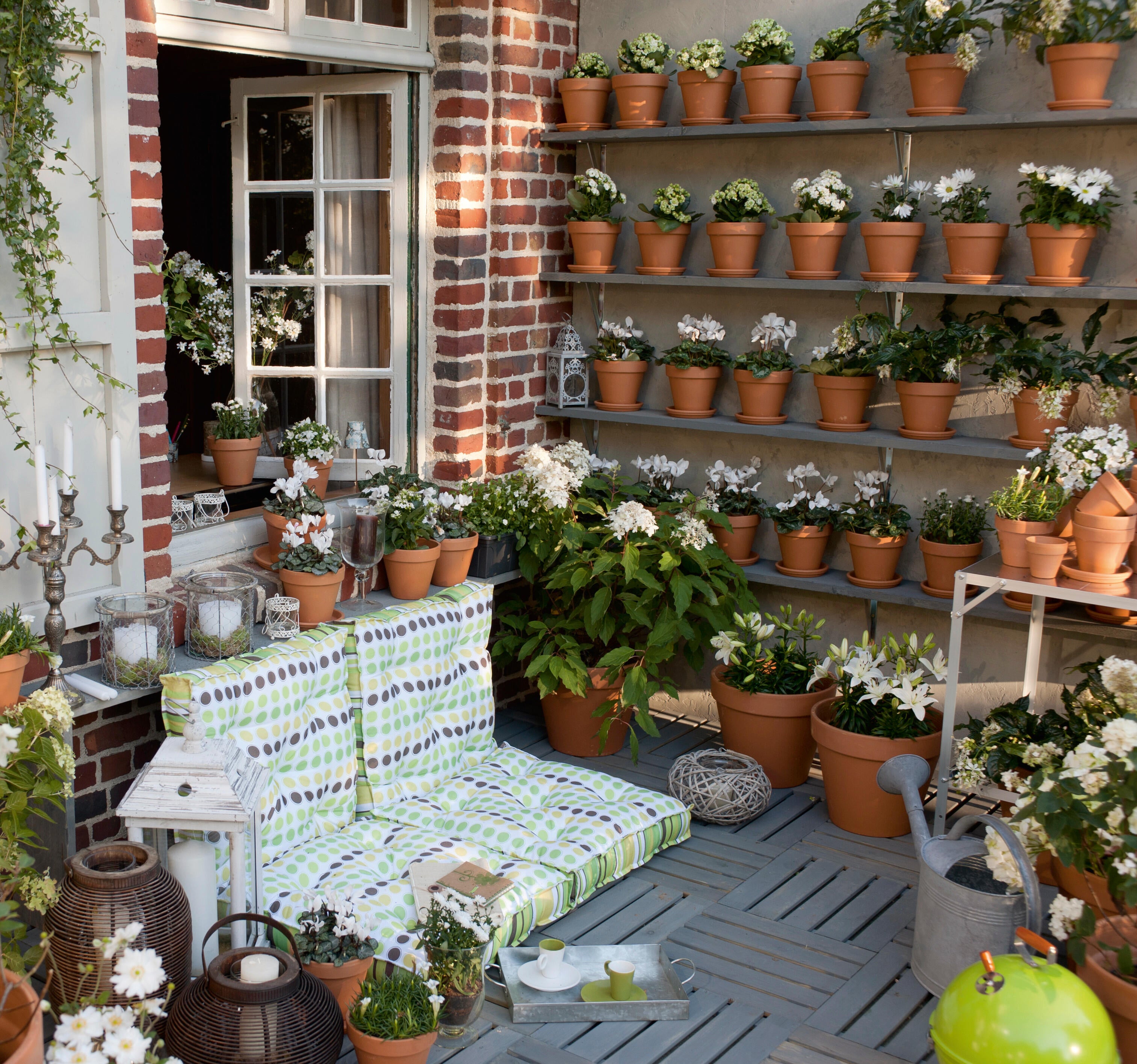 Vase Déco En Terre Cuite "Miltos" 50cm Multicolore - Gamm Vert