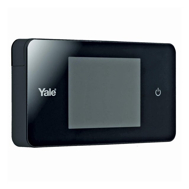 Spioncino elettronico per porta blindata YALE Standard nero
