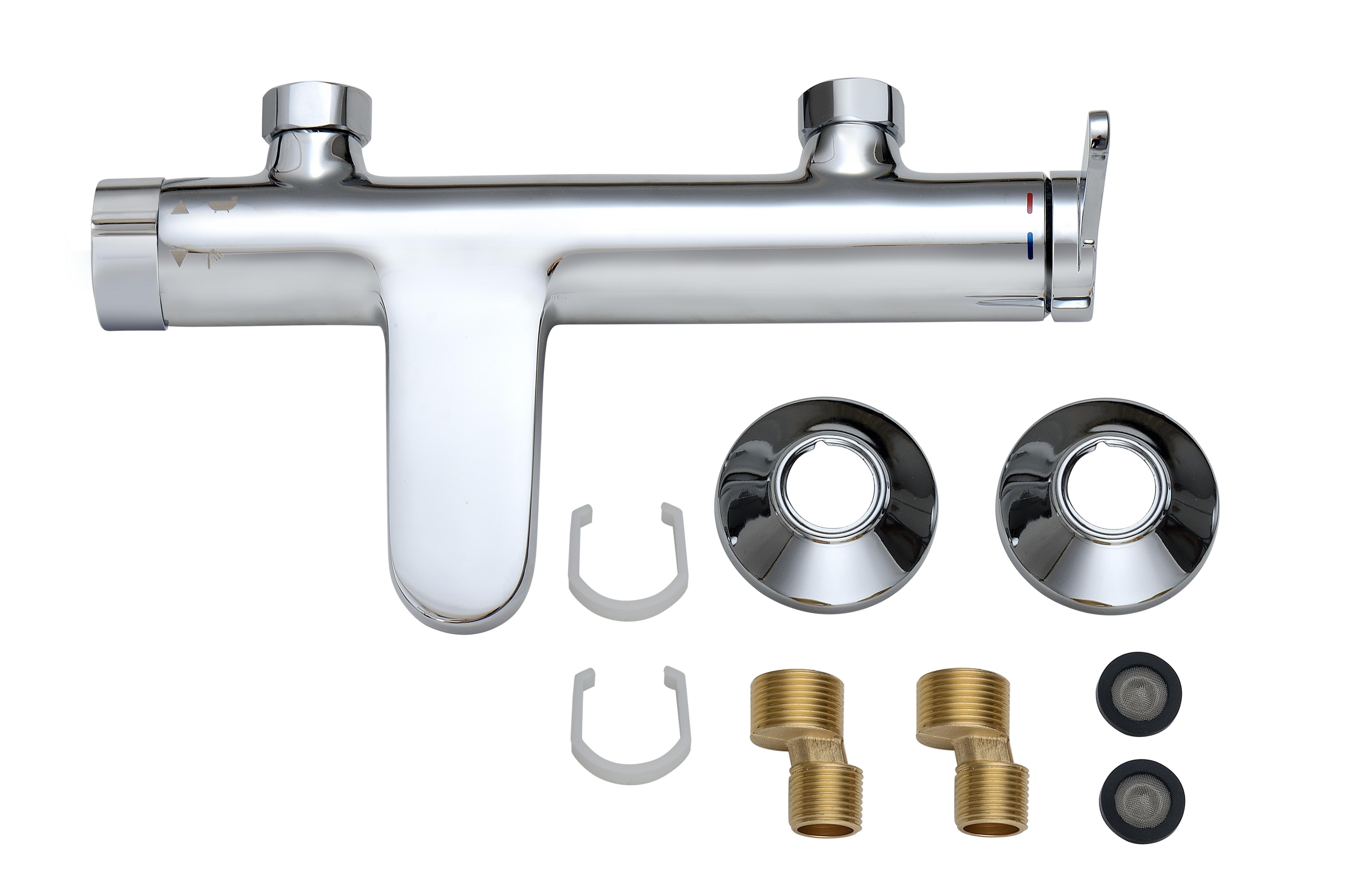 Mitigeur de bain mécanique chrome, Essential, SENSEA - 6