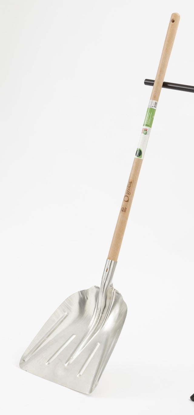 Pelle aluminium GEOLIA manche bois L.110 cm