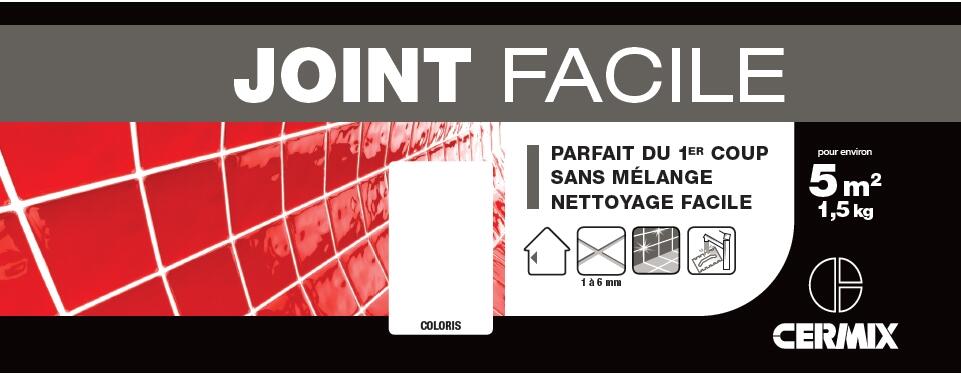 Pâte à joint carrelage CERMIX gris moyen 1.5 kg, 5 m² Joint facile - 3