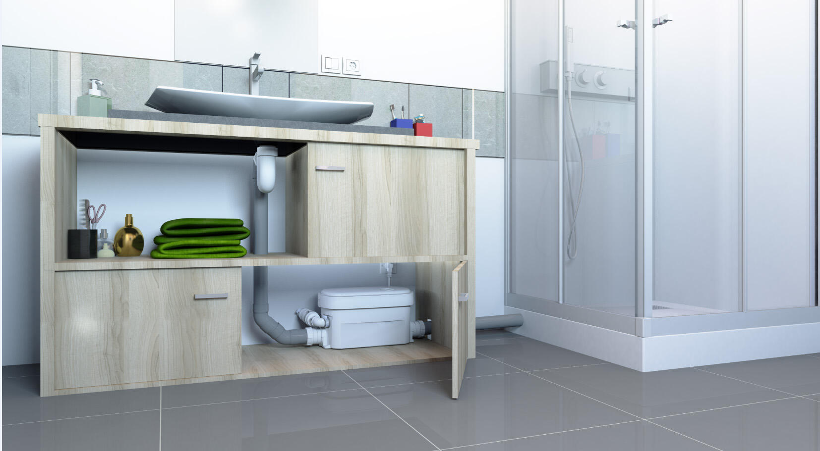 Pompe de relevage SFA Sanipompe douche - 2