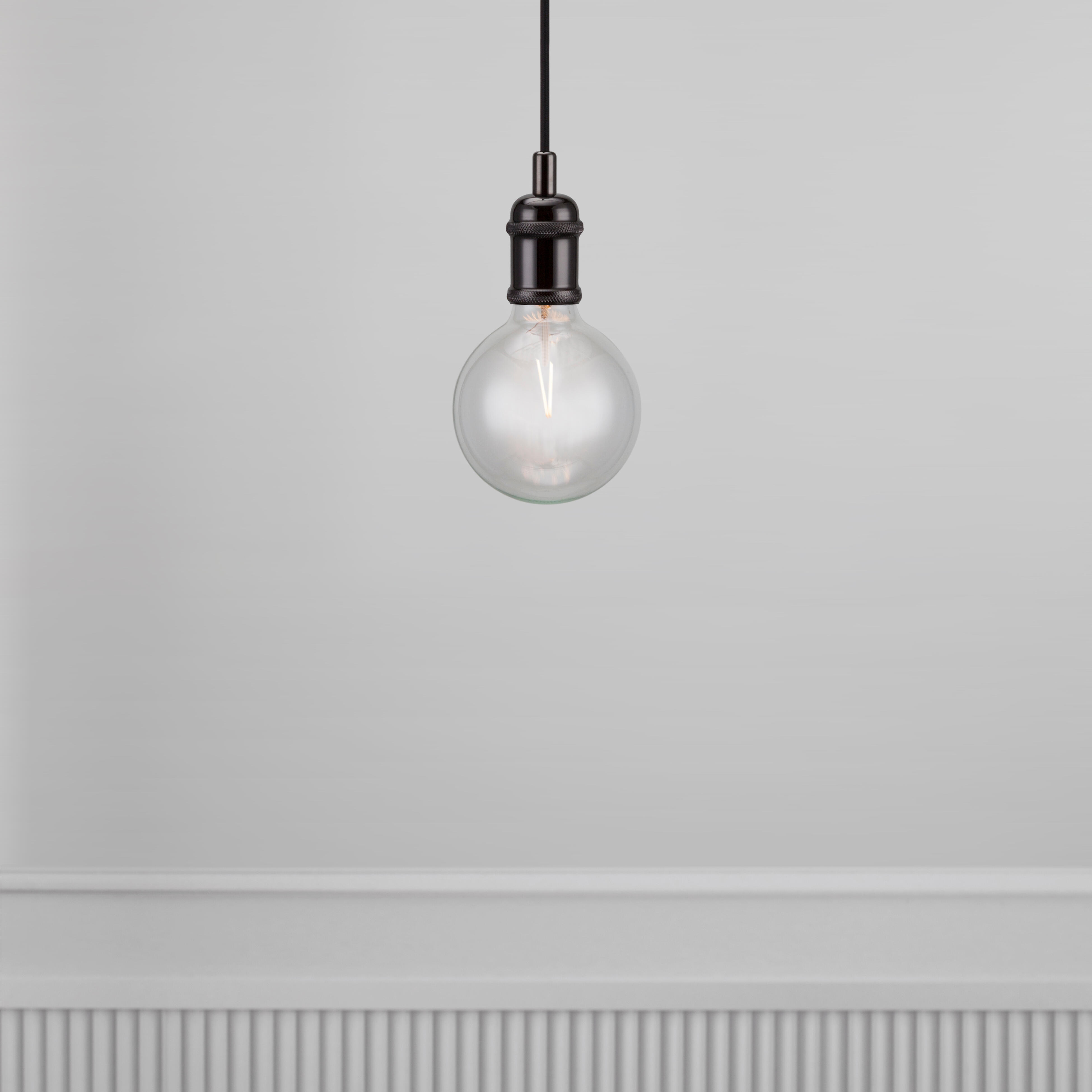 Suspension Avra, acier, noir, E27 - 2