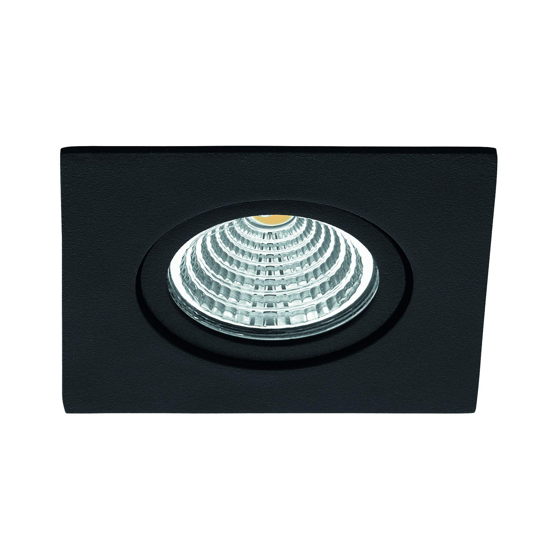 Saliceto module led, 4000K EGLO carré noir - 6