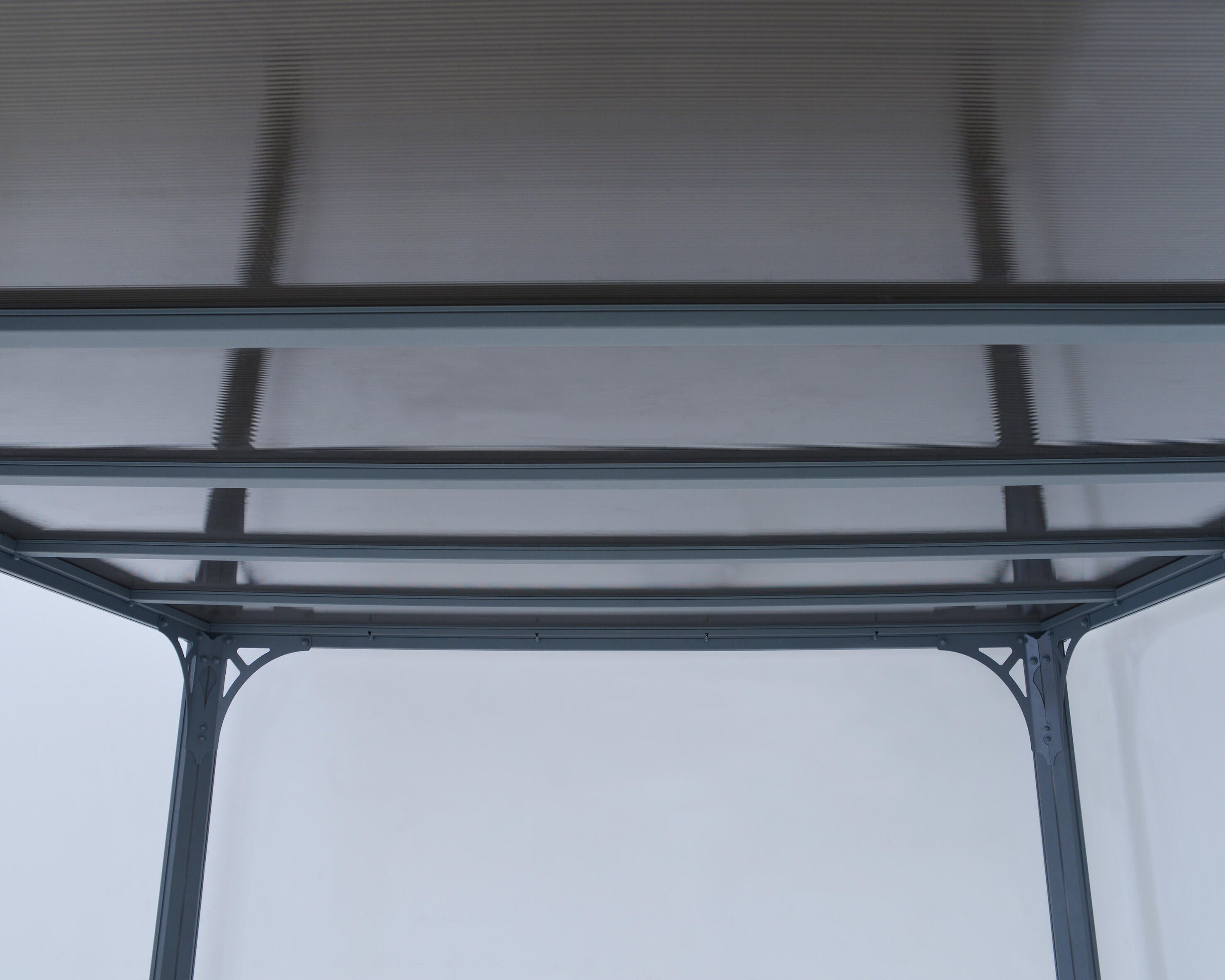 Tonnelle autoportante Milano 3000 CANOPIA BY PALRAM aluminium gris, 9.5 m² - 8