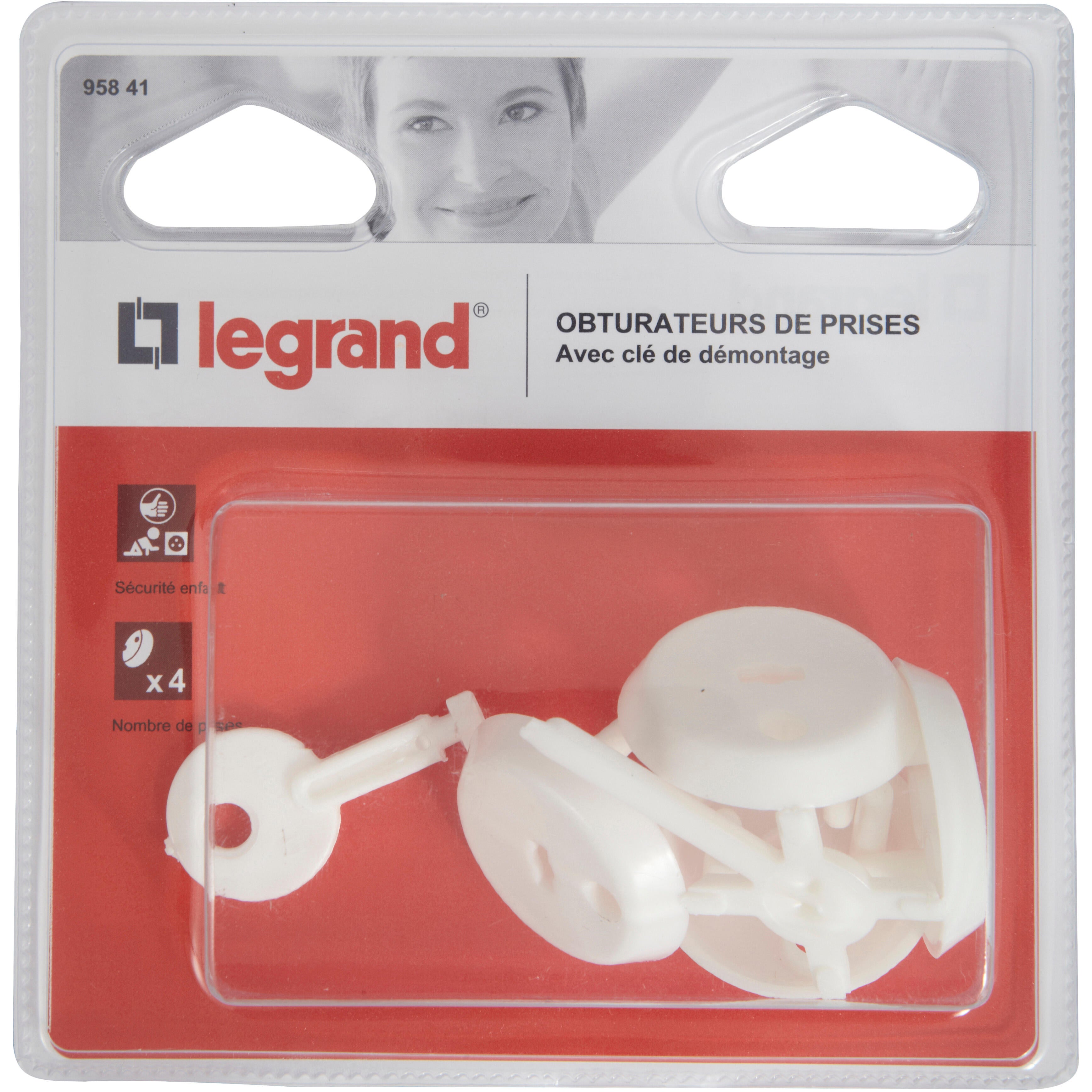 Lot de 4 cache-prises LEGRAND - 2
