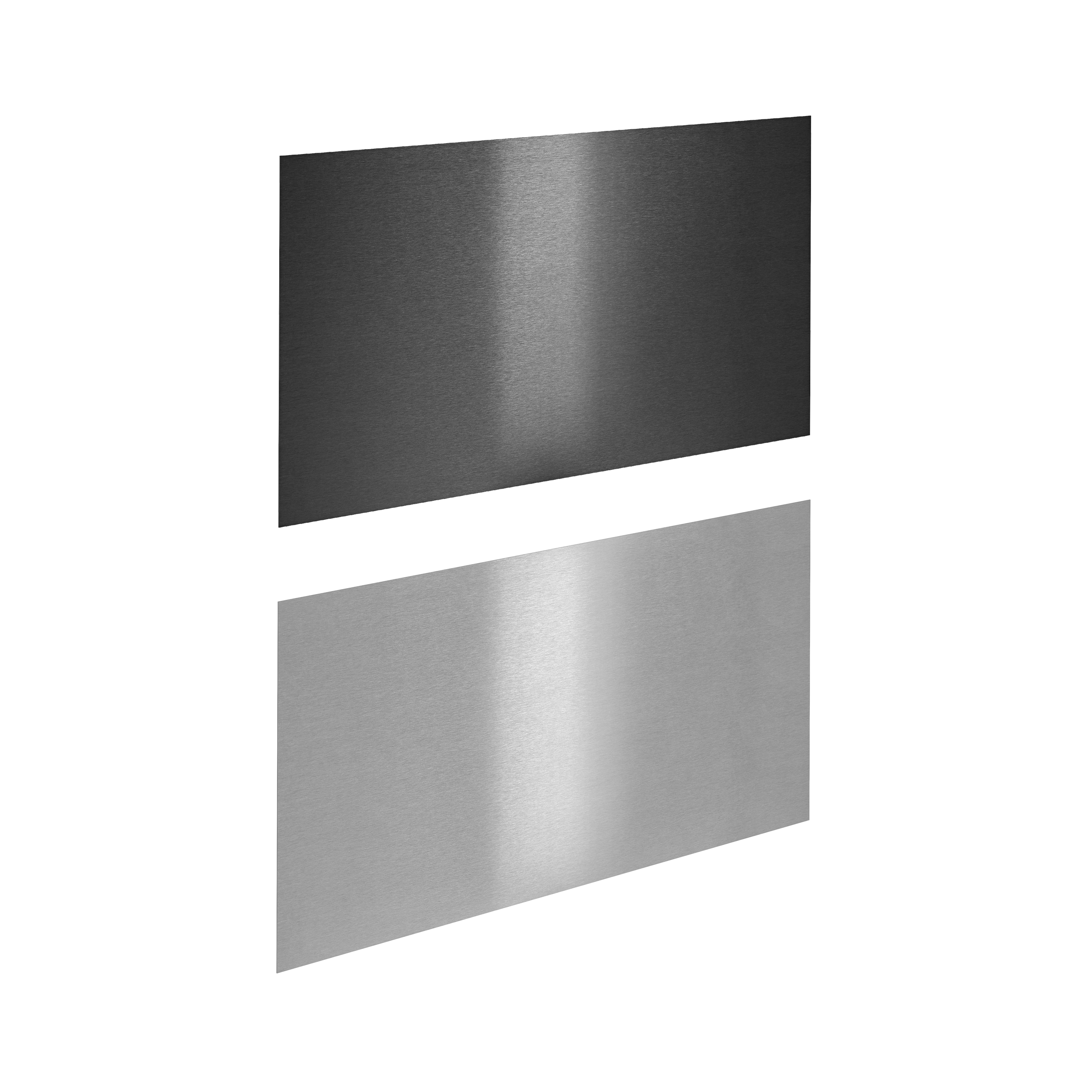 Crédence Compact Effet alu/inox L.120 x H.63.5 cm, Ep.2 mm - 6