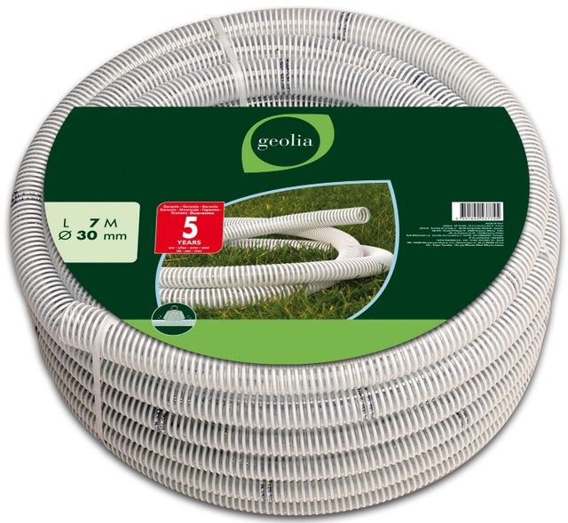 Tuyau d'aspiration nu GEOLIA L.7 m, Diam.30 mm