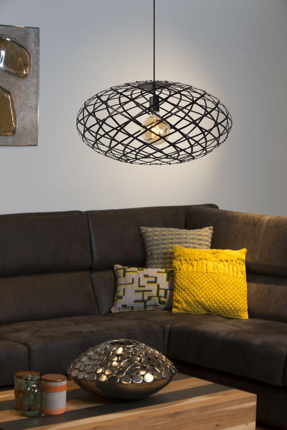 Suspension Wolfram, noir, Diam.65 cm, E27 - 2